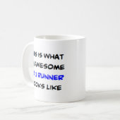 Mug coureur 13.1, génial (Devant gauche)