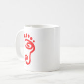 Mug Coureur aux pieds nus (Devant gauche)