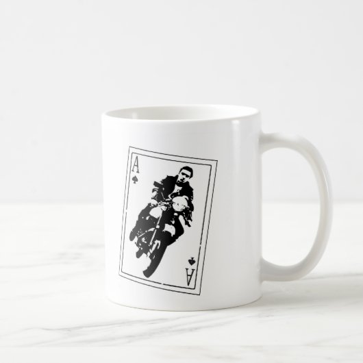 Mug Coureur de café d'as de pique (Droite)