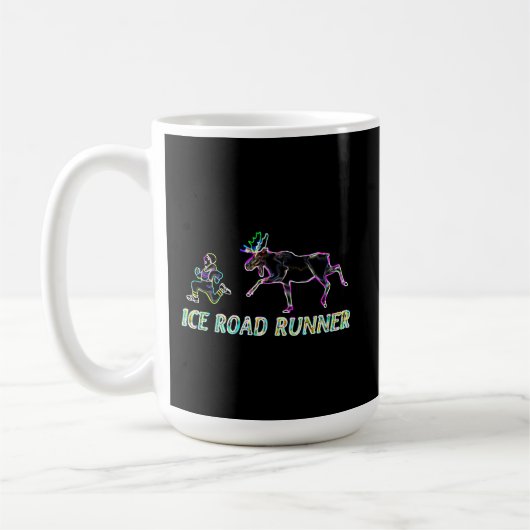 Mug Coureur de route sur glace (Gauche)