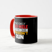 Mug Coureur - Drôle Mille Mille À Courir Citation (Devant gauche)