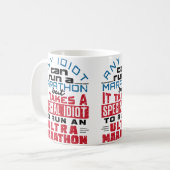 Mug Coureur d'Ultra Marathon Course Ultramarathon Drôl (Devant gauche)