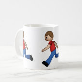 Mug Coureur Emoji (Devant gauche)