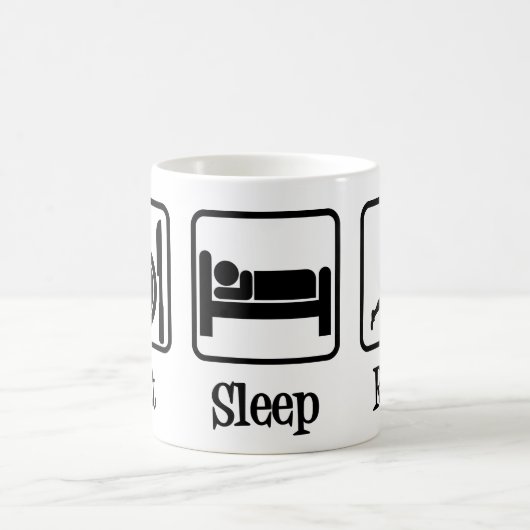Mug Coureur motivationnel de la course de sommeil (Centre)