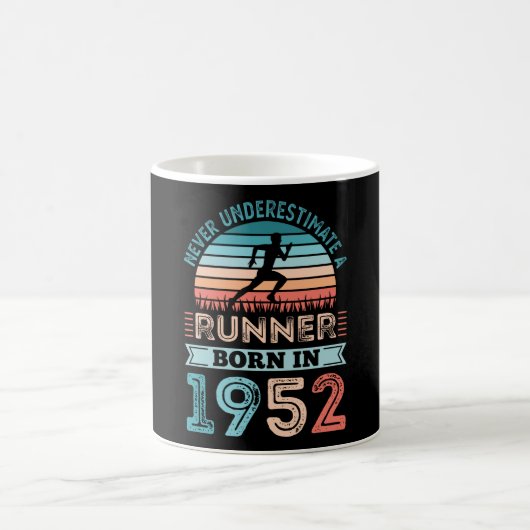 Mug Coureur né en 1952 70e anniversaire Gift Running D (Centre)