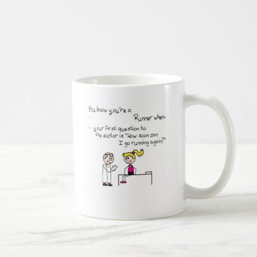 Mug Coureur quand. .doctor (Droite)