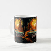 Mug Coureur Vintage Sunset  (Devant gauche)