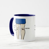 Mug Coureurs genoux (Devant gauche)
