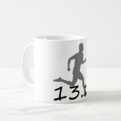 Mug Coureurs Zone demi-marathon cadeaux et vêtements (Devant gauche)