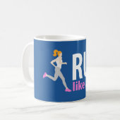Mug Courez comme une fille (Devant gauche)