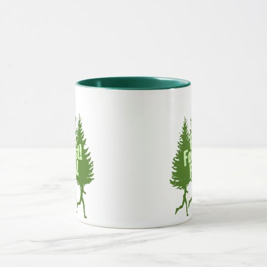 Mug Courez la course de forêt (Centre)