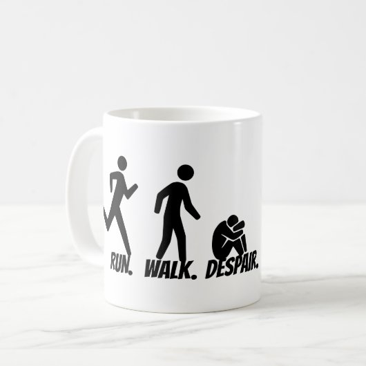 Mug Courez. Marche. Désespoir. (Devant gauche)