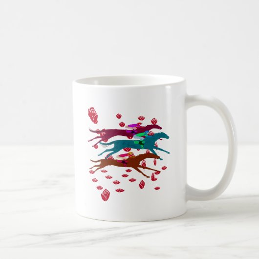 Mug Courez pour la course de chevaux 2016 de roses (Droite)