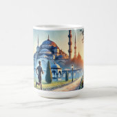 Mug Courir à Istanbul Mosquée Bleue (Centre)