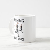 Mug Courir Ascense Mon Humeur Courir (Devant gauche)