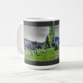 Mug Courir Black Thoroughbred Percheron Horse Photo 3 (Devant gauche)