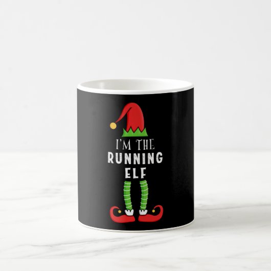 Mug Courir Elf Noël Correspondant cadeau de famille (Centre)