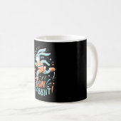 Mug courir lapin marathon coureur lapin mignon (Devant droit)