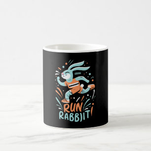 Mug courir lapin marathon coureur lapin mignon