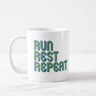 Mug Courir Repos Répéter
