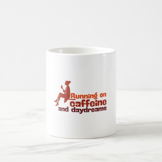 Mug Courir sur la caféine et Drydreame (Centre)