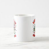Mug Courir Sur Le Café Et La Soirée De Noël (Centre)