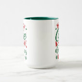 Mug Courir Sur Le Café Et La Soirée De Noël (Centre)