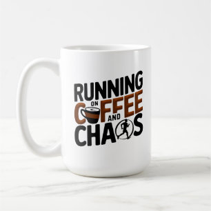 Mug Courir sur le café et le chaos