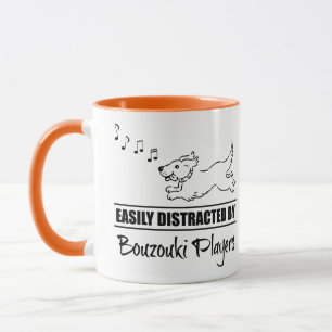 Mug Courir un chien facilement distrait par les joueur