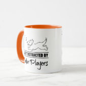 Mug Courir un chien facilement distrait par les joueur (Devant gauche)