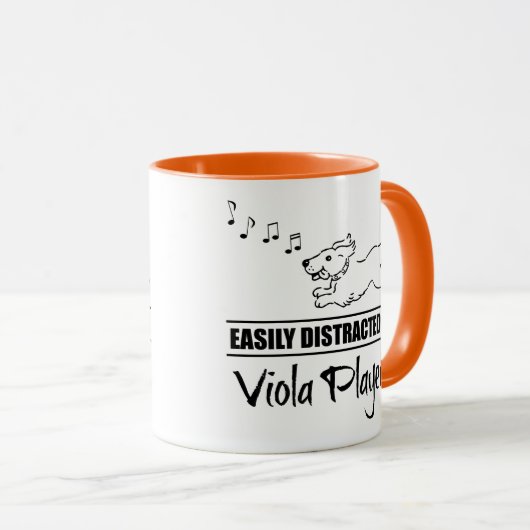 Mug Courir un chien facilement distrait par les joueur (Devant droit)