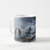Mug Courir vers cette colline — Poursuite de tempête e (Devant gauche)