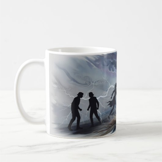 Mug Courir vers cette colline — Poursuite de tempête e (Gauche)