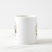 Mug Couronne aquarelle de fleurs de la mère de la mari (Centre)