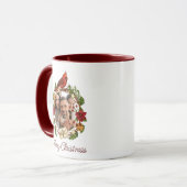 Mug Couronne de fête photo cadeau (Devant gauche)