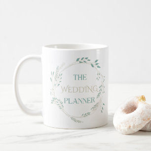 Mug Couronne de feuilles élégante, organisateur de mar