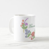 Mug Couronne de fleurs (Devant gauche)