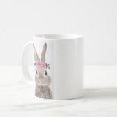 Mug Couronne de fleurs de lapin (Devant gauche)