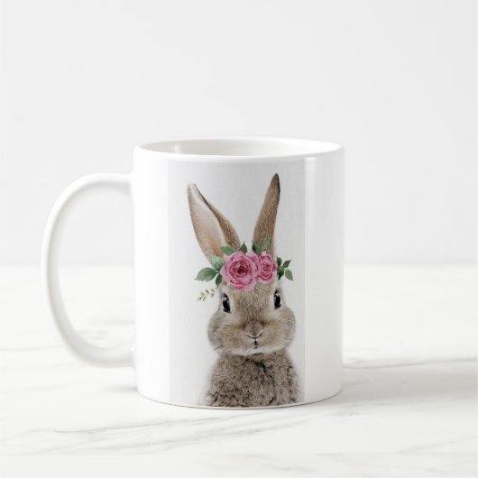 Mug Couronne de fleurs de lapin (Gauche)