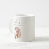 Mug Couronne de fleurs rustique de ferme familiale Che (Devant gauche)
