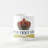 Mug Couronne de la Croix Royale - Bleu Or (Centre)