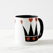 Mug Couronne de la Reine de Cœur (Devant droit)