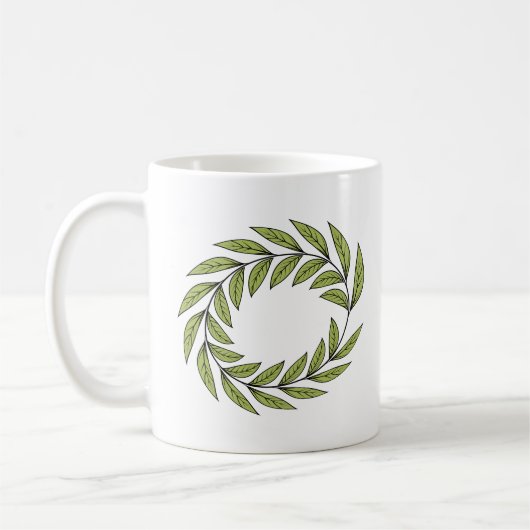 Mug Couronne de laurier isolée Set Classic (Gauche)