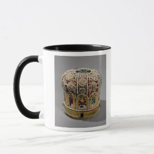 Mug Couronne de mitre réglée avec des perles et de