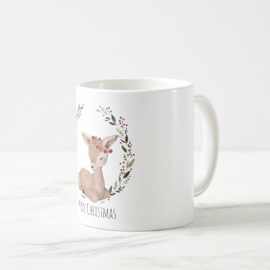 Mug Couronne de Noël (Devant droit)