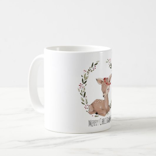 Mug Couronne de Noël (Devant gauche)