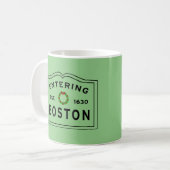 Mug Couronne de Noël à Boston MA (Devant gauche)