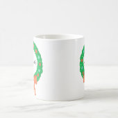 Mug Couronne de Noël avec cabot (Centre)