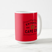 Mug Couronne de Noël entrant Cape Cod (Devant droit)
