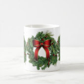 Mug Couronne de Noël Fête Maison en Céramique (Centre)